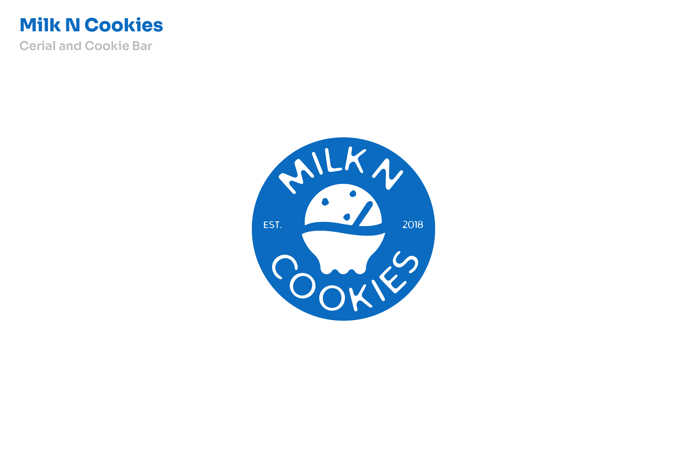 Milk Cookies Logo Design
